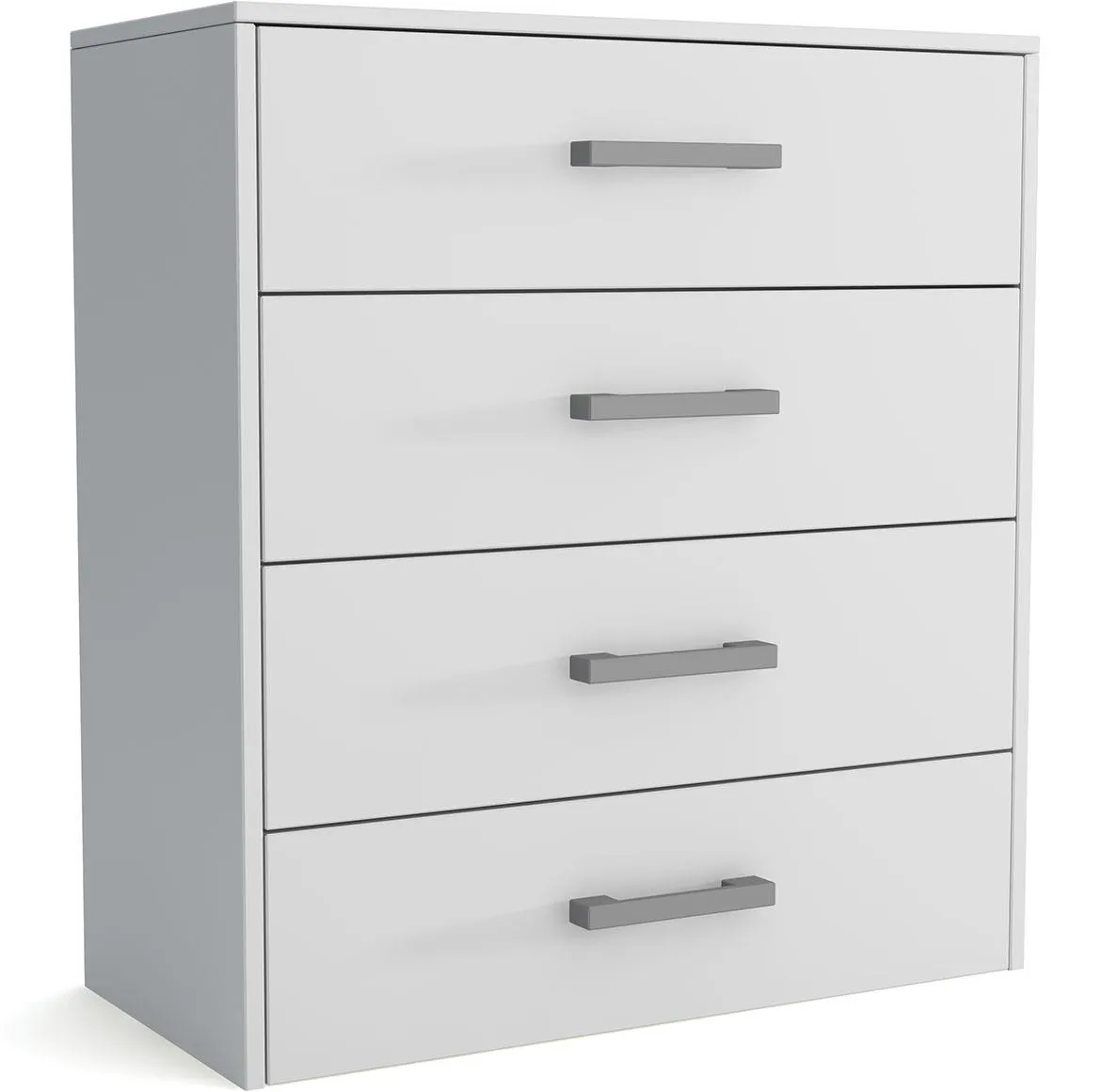 Scala komoda 4 fioke 75x33x82,5 bela