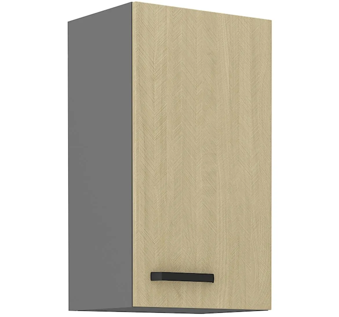 Scandi 40g-72 1f kuhinjski element 1 vrata 40x29x71,5 cm natur/tamno sivi