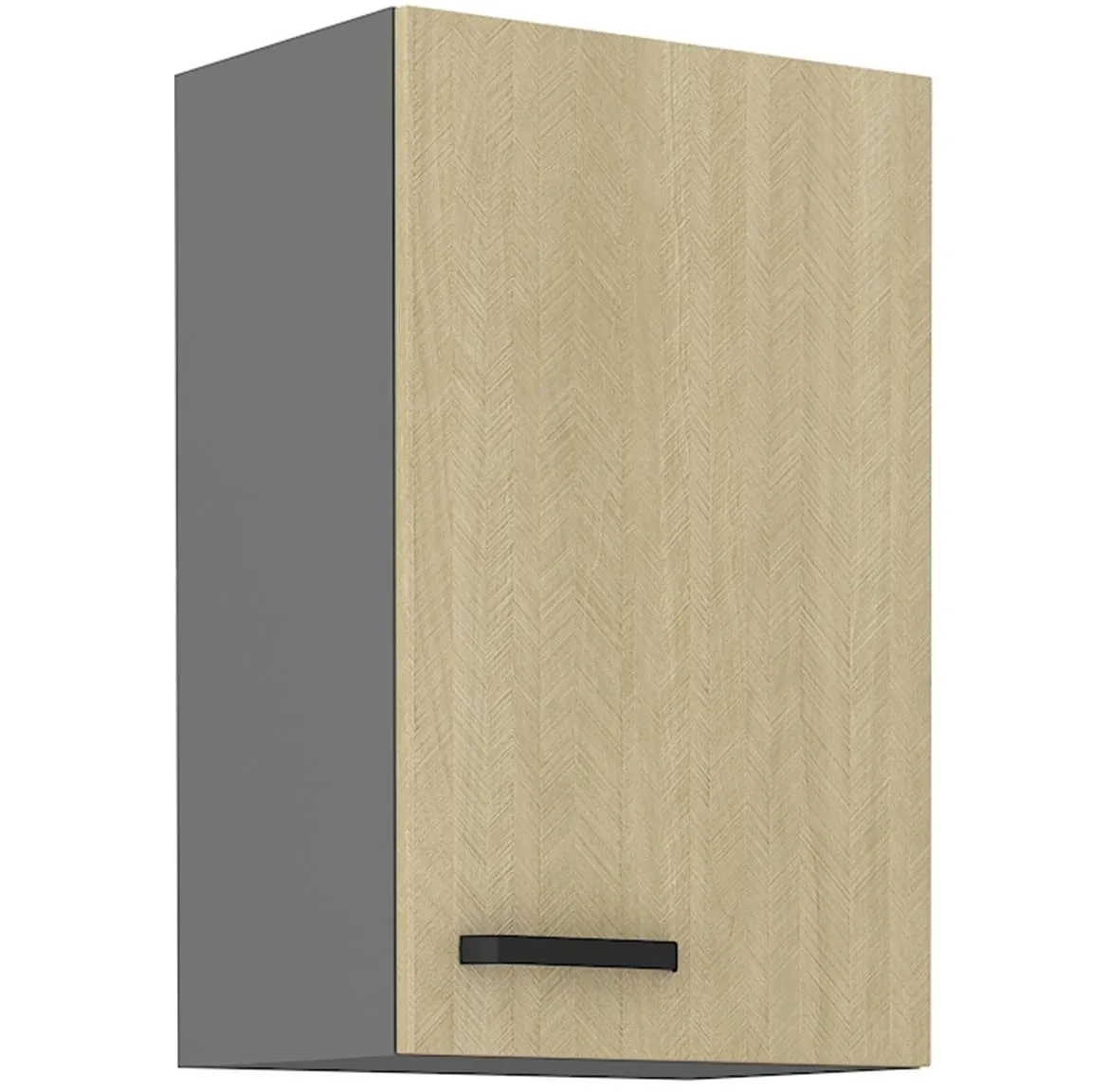 Scandi 45g-72 1f kuhinjski element 1 vrata 45x29x71,5 cm natur/tamno sivi