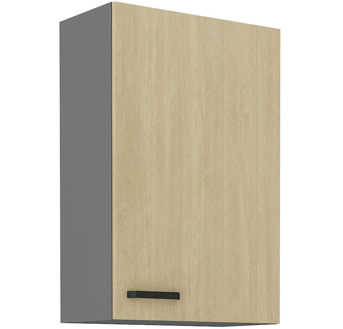 Scandi 60g-90 1f kuhinjski element 1 vrata 60x29x90 cm natur/tamno sivi
