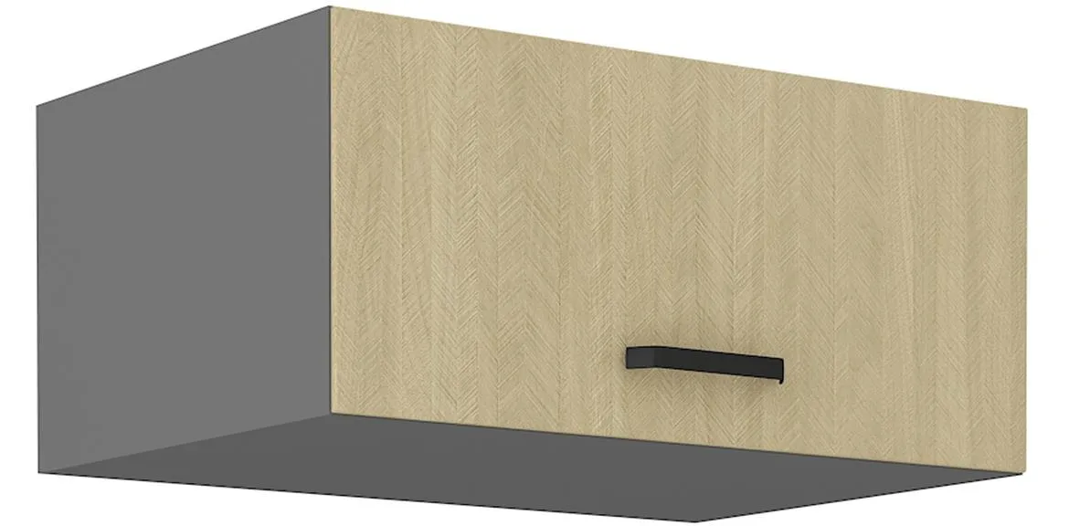 Scandi 80 nagu-36 1f kuhinjski element 1 vrata 80x55x36 cm natur/tamno sivi