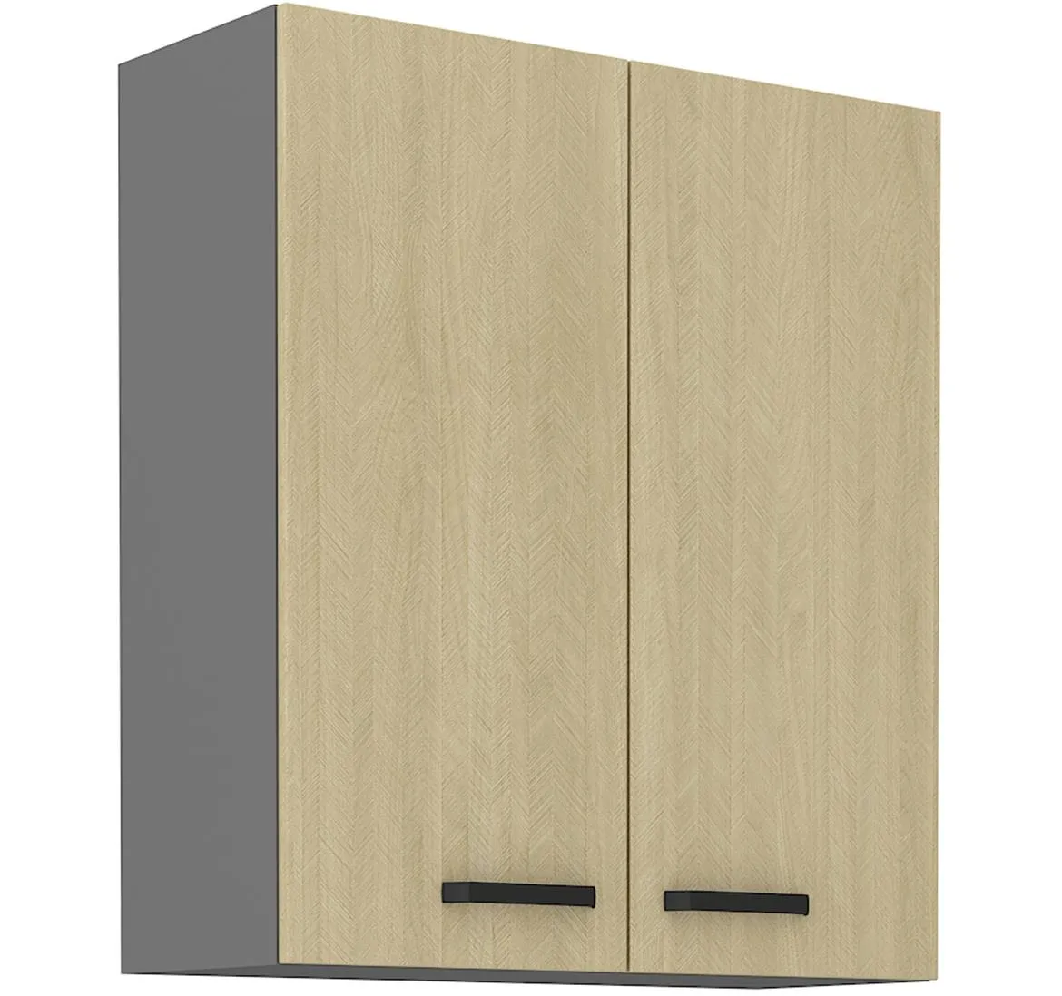 Scandi 80g-90 2f kuhinjski element 2 vrata 80x29x90 cm natur/tamno sivi