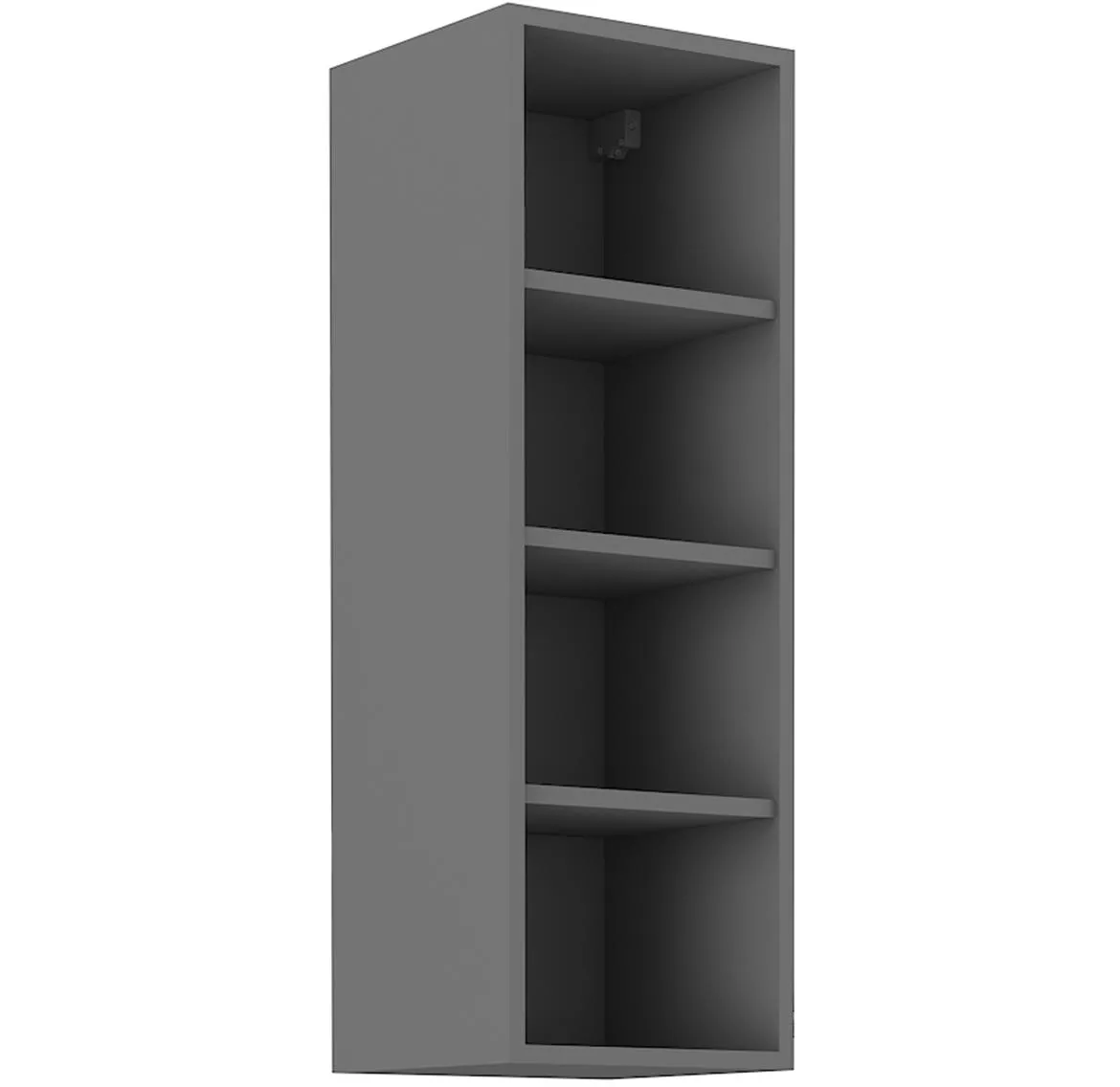 Scandi/Ava/Nessa 30g-90 otw viseći el.s policama 30x29x90 tamno sivi
