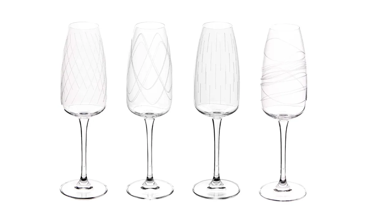 Set 4 čaše za šampanjac Talia 290ml
