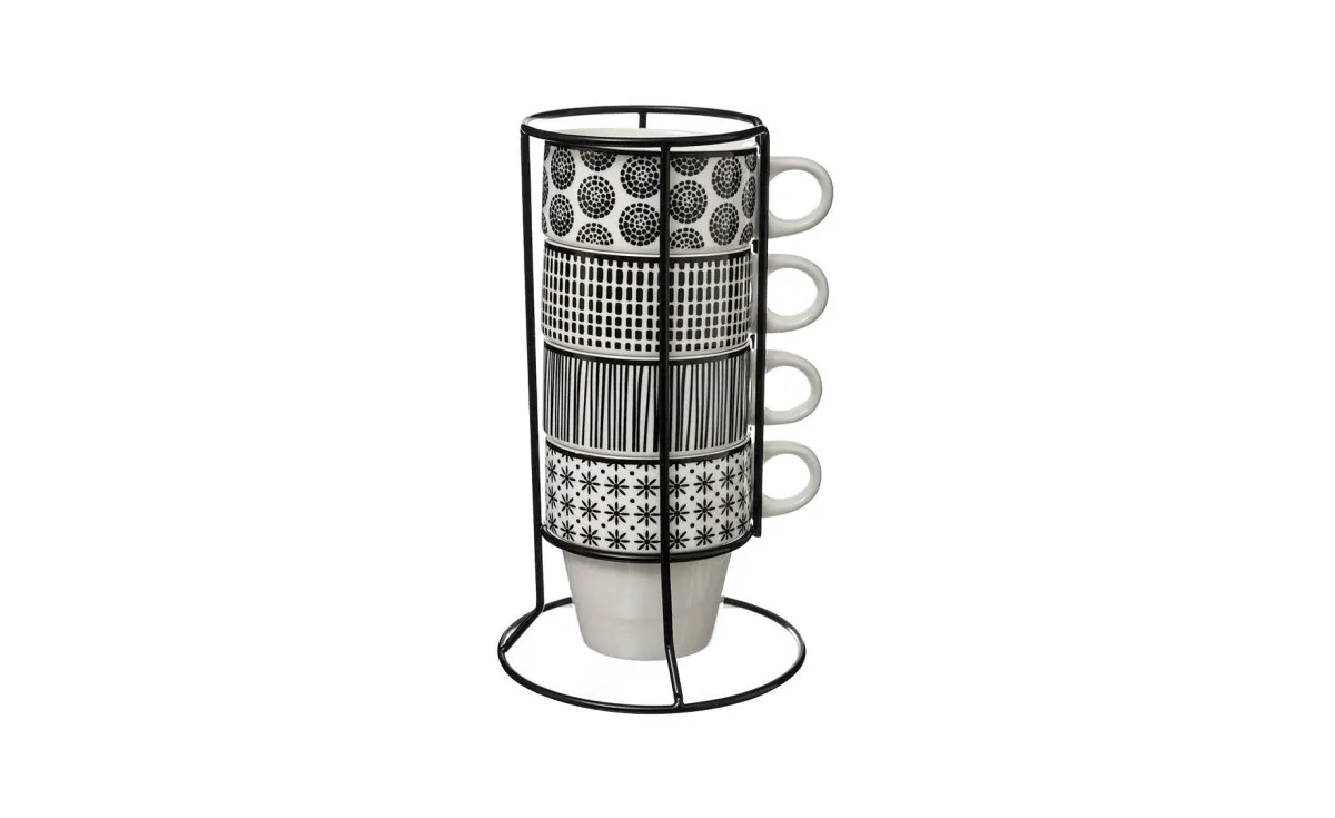 Set 4 šolje sa stalkom Bohemia 260ml
