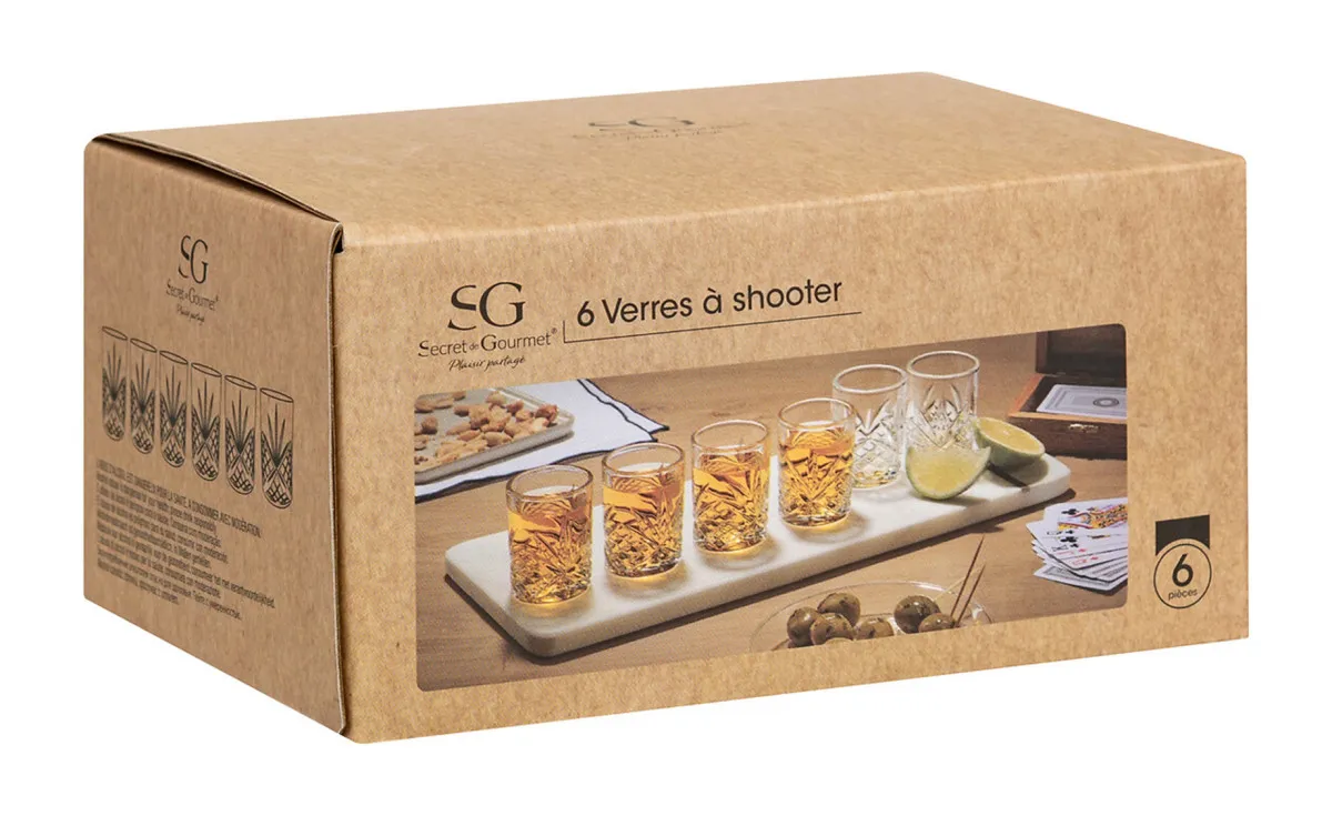 Set 6 čaša za žestoko piće Automne 60ml
