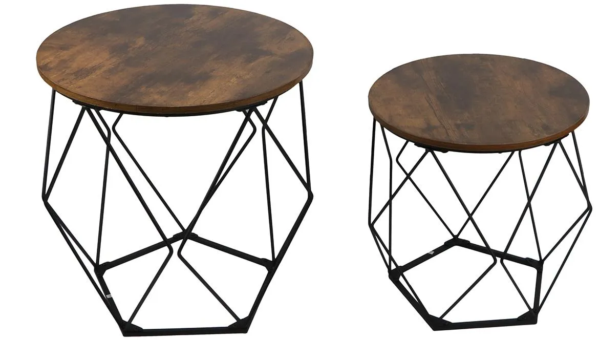 Set klub stocica 8625 E 90x40x40 tamni natur