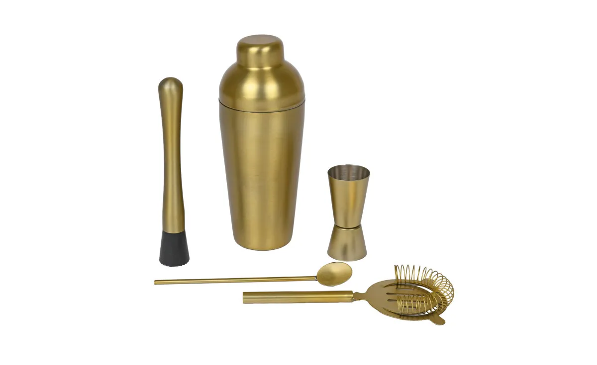 Set za koktel Gold 5 kom