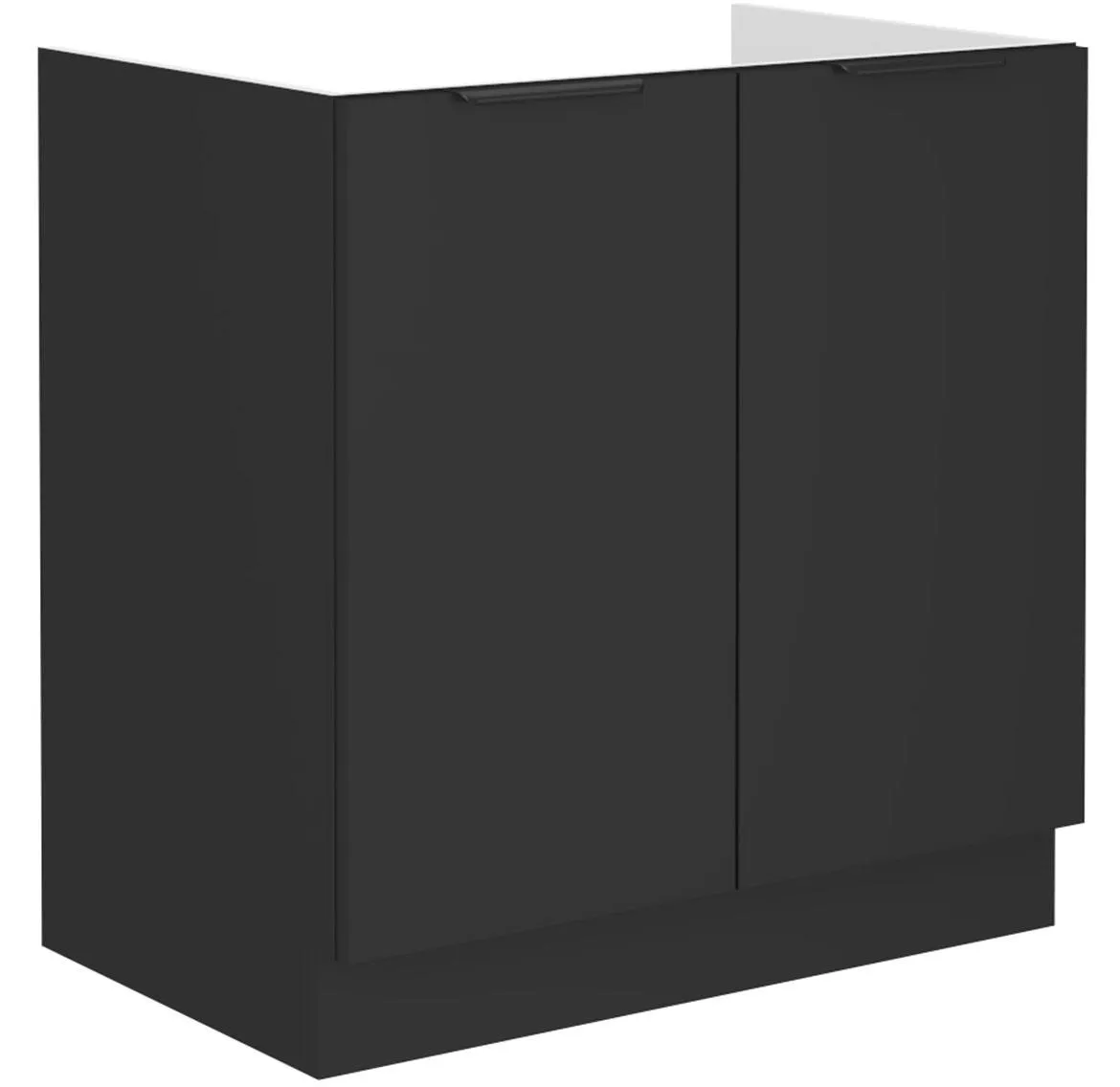 Siena 2f bb kuhinjski element 2 vrata 80x52x82 cm crni