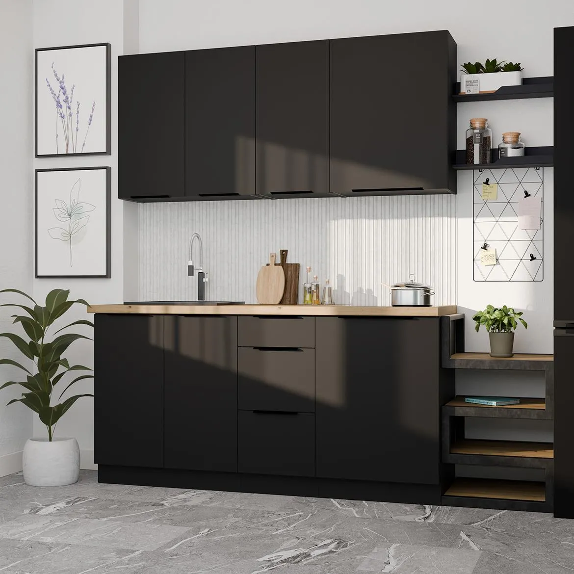Siena Kuhinja 180x52x200 Bez Radne Ploce