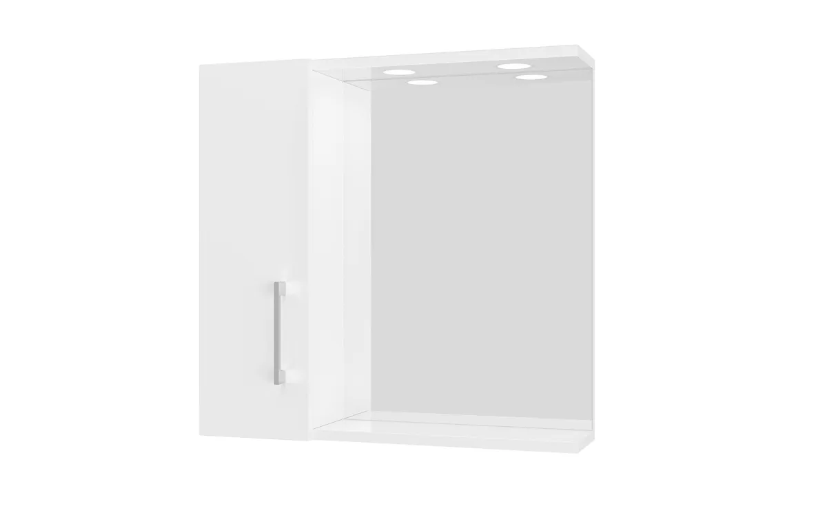 Simple viseći kupatilski ormarić sa ogledalom 1 vrata 58x15,5x57 cm