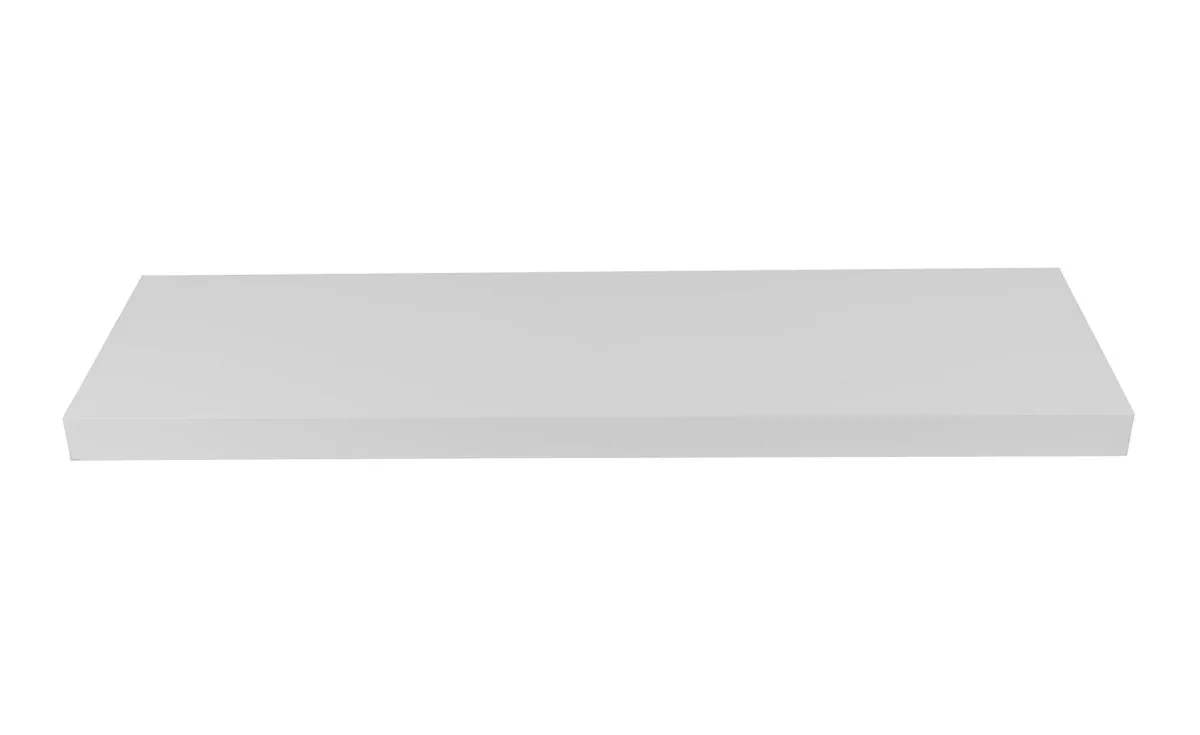 Simple zidna polica 80x23,5x3,8 cm bela