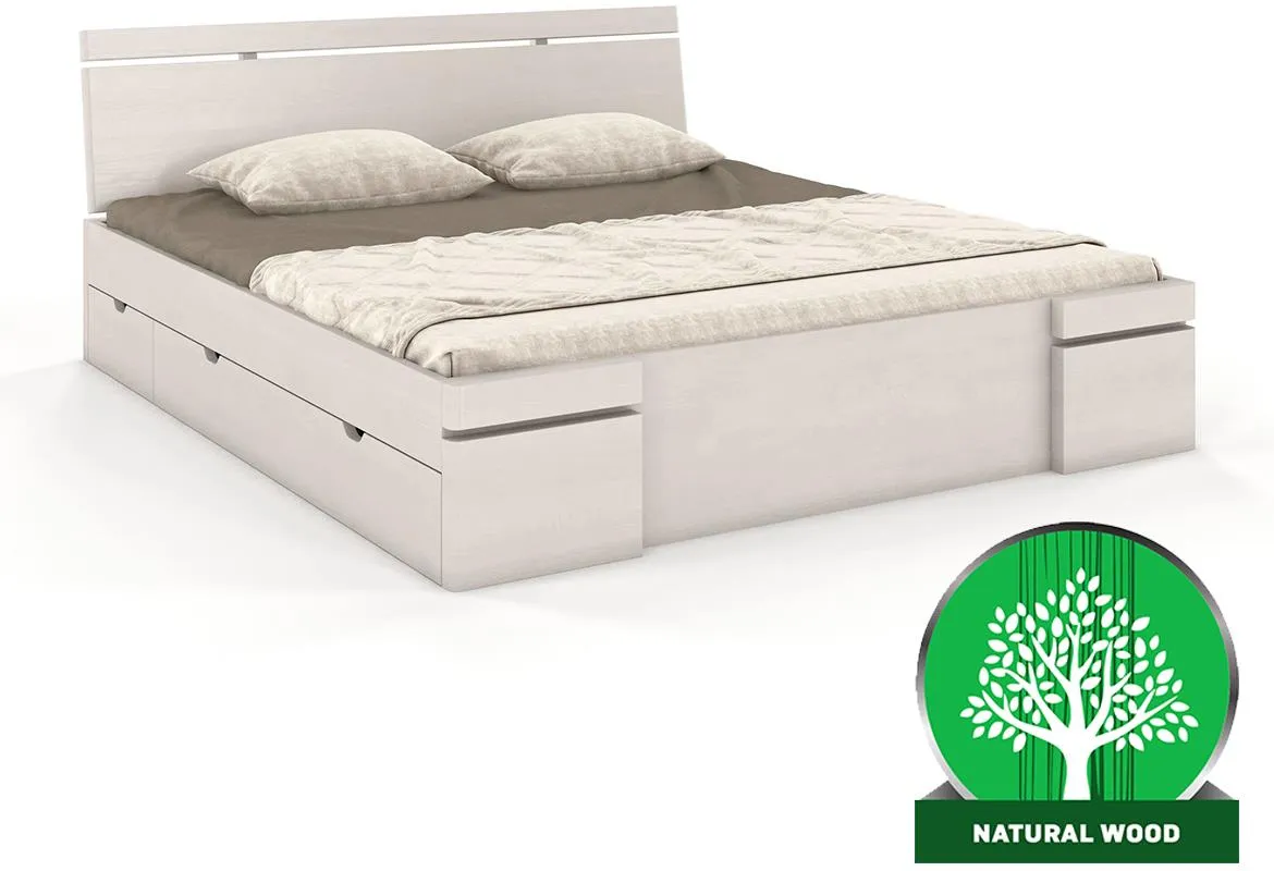 Skandica Sparta krevet 145,5x220x86 beli