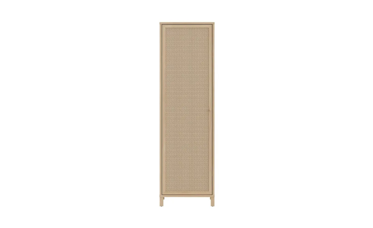 SKELBIT ORMAR 59,8x42x200,9 cm HRAST/RATTAN