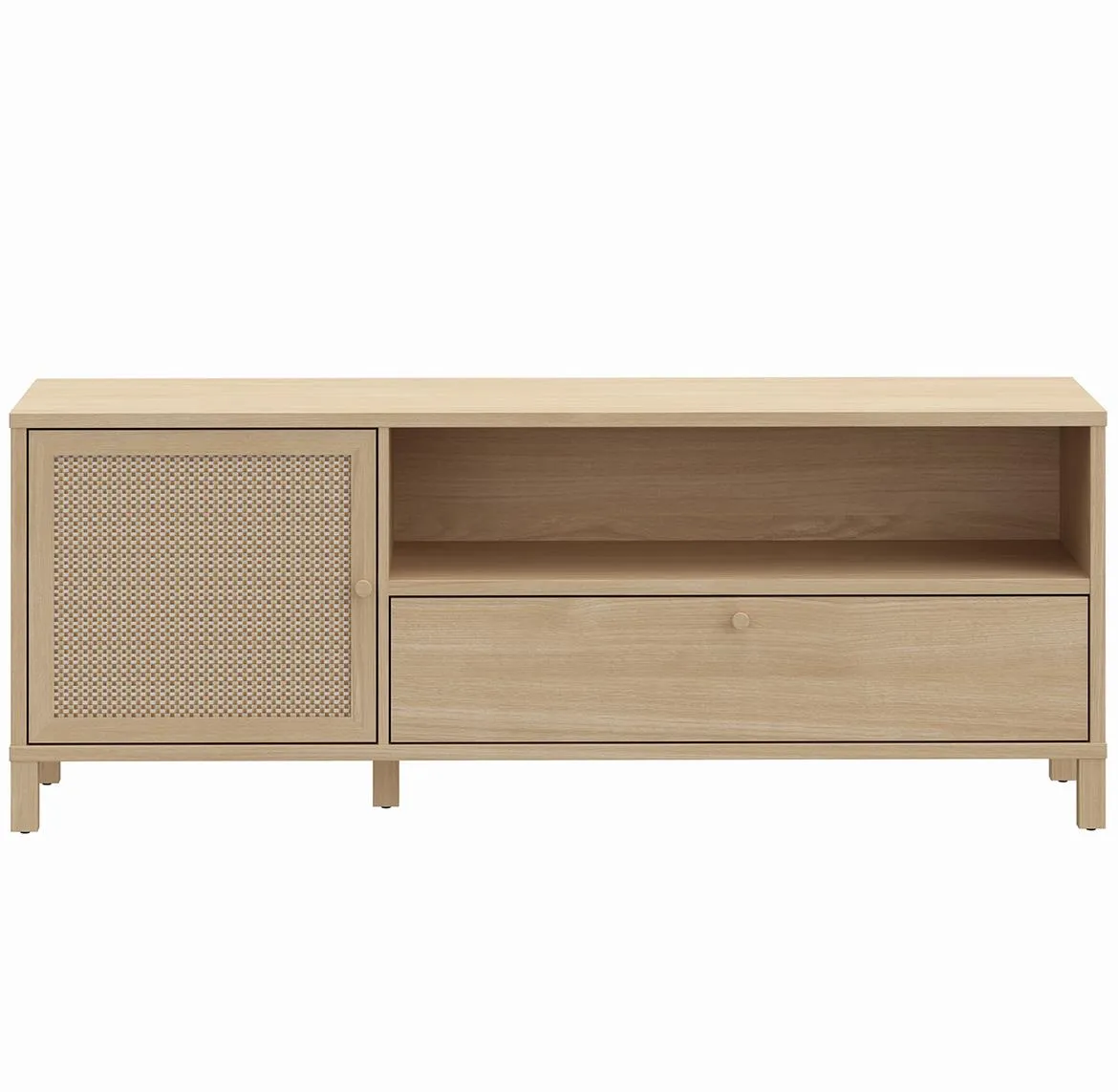 Skelbit RTTT222L-D95D tv stalak 1 vrata + 1 fioka 156,3x42x60,1 cm hrast