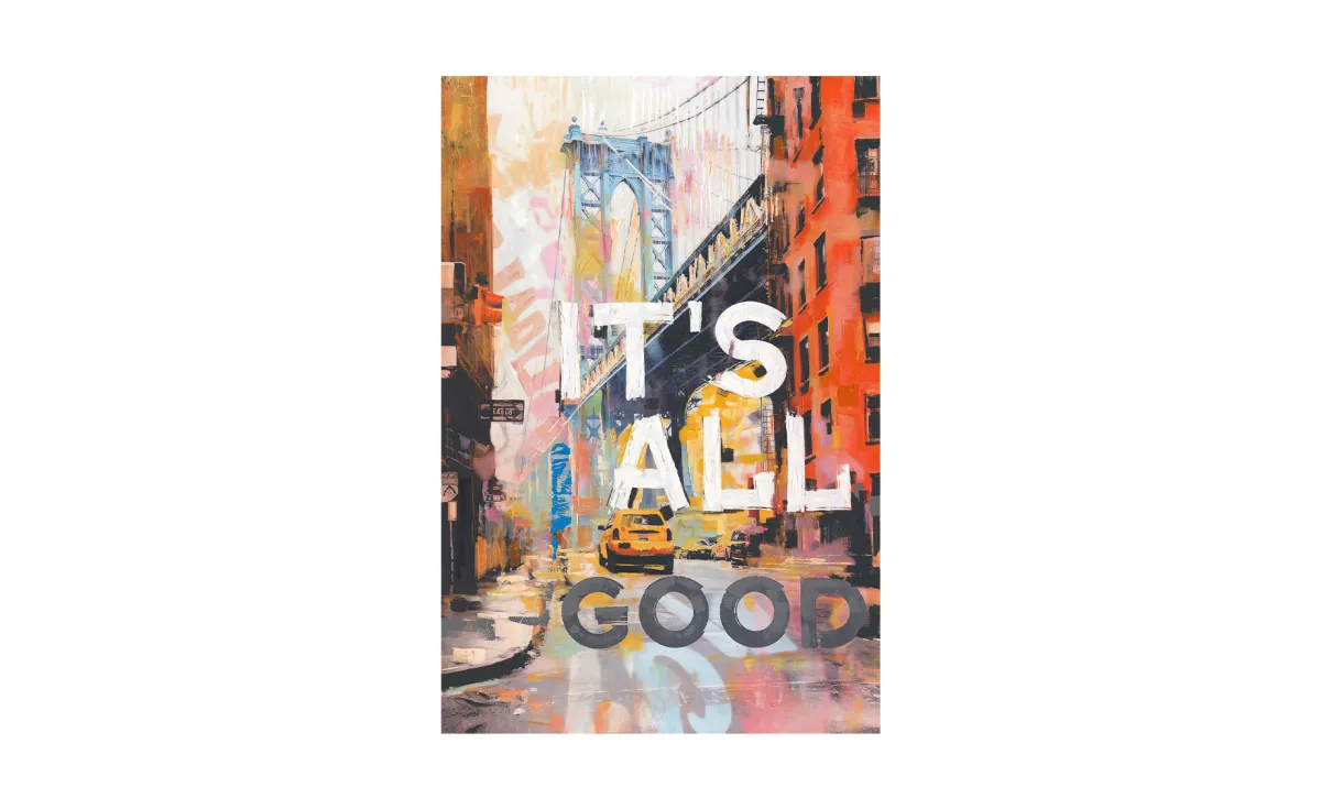 Slika It's all good 80x120cm