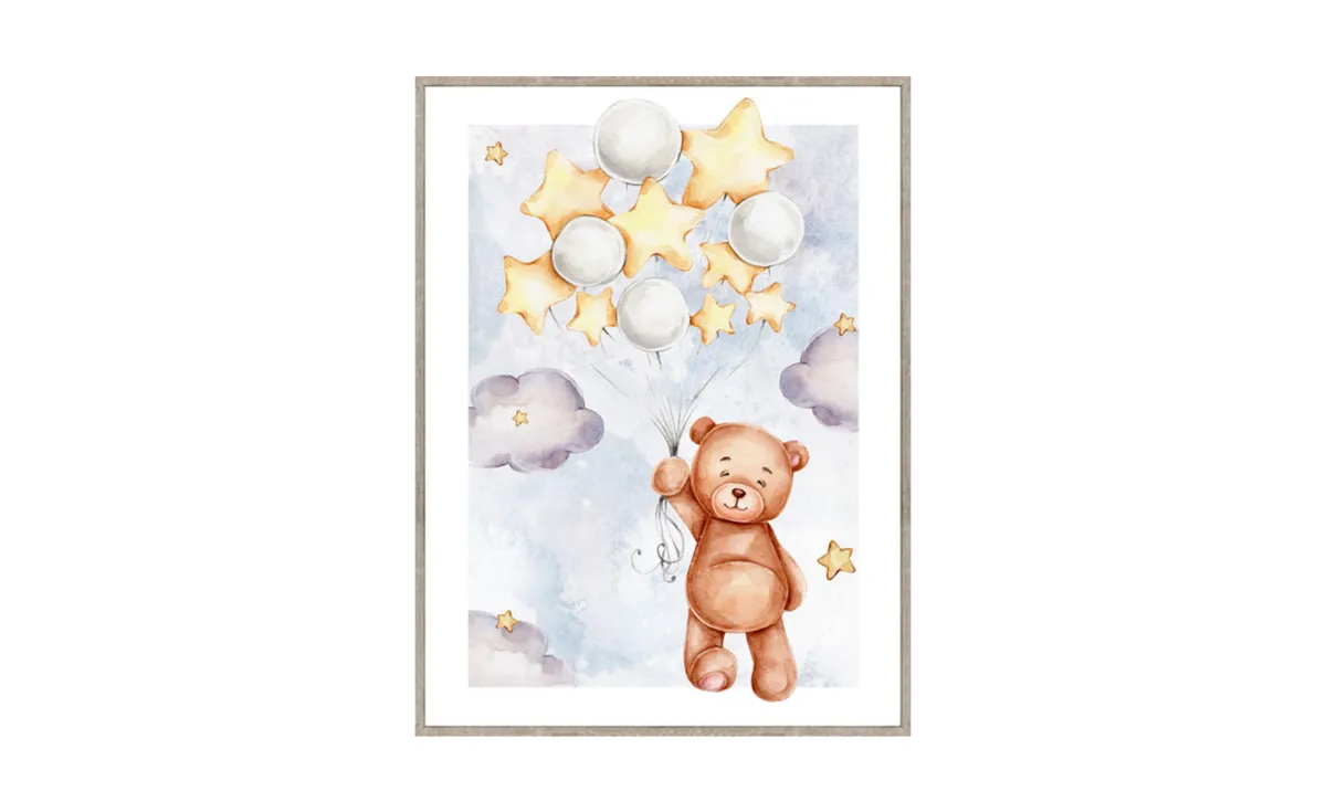 Slika s okvirom Bear 30X40cm