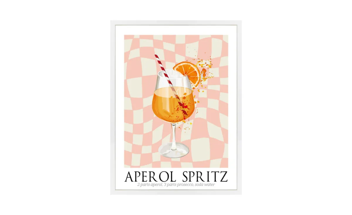 Slika sa ramom Coctail 30X40cm