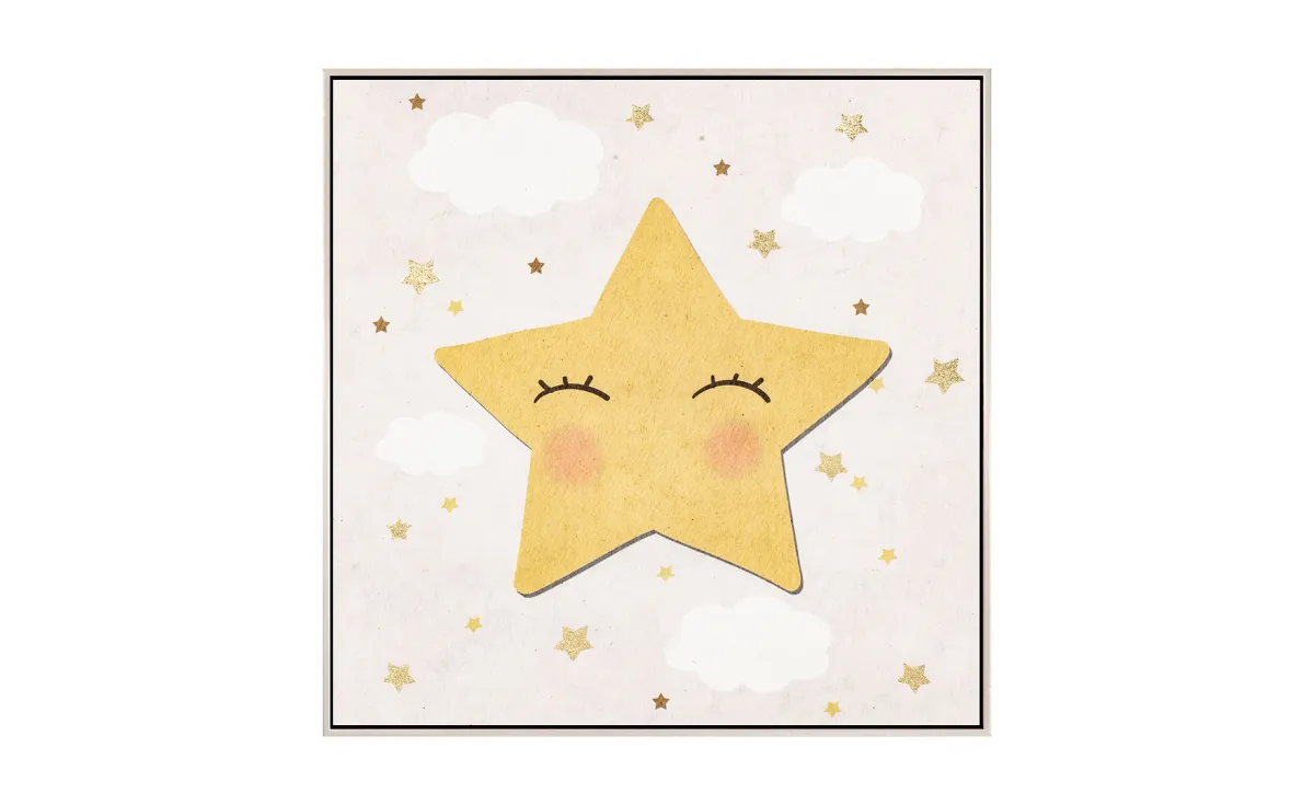 Slika sa ramom Cute Star 40x40cm