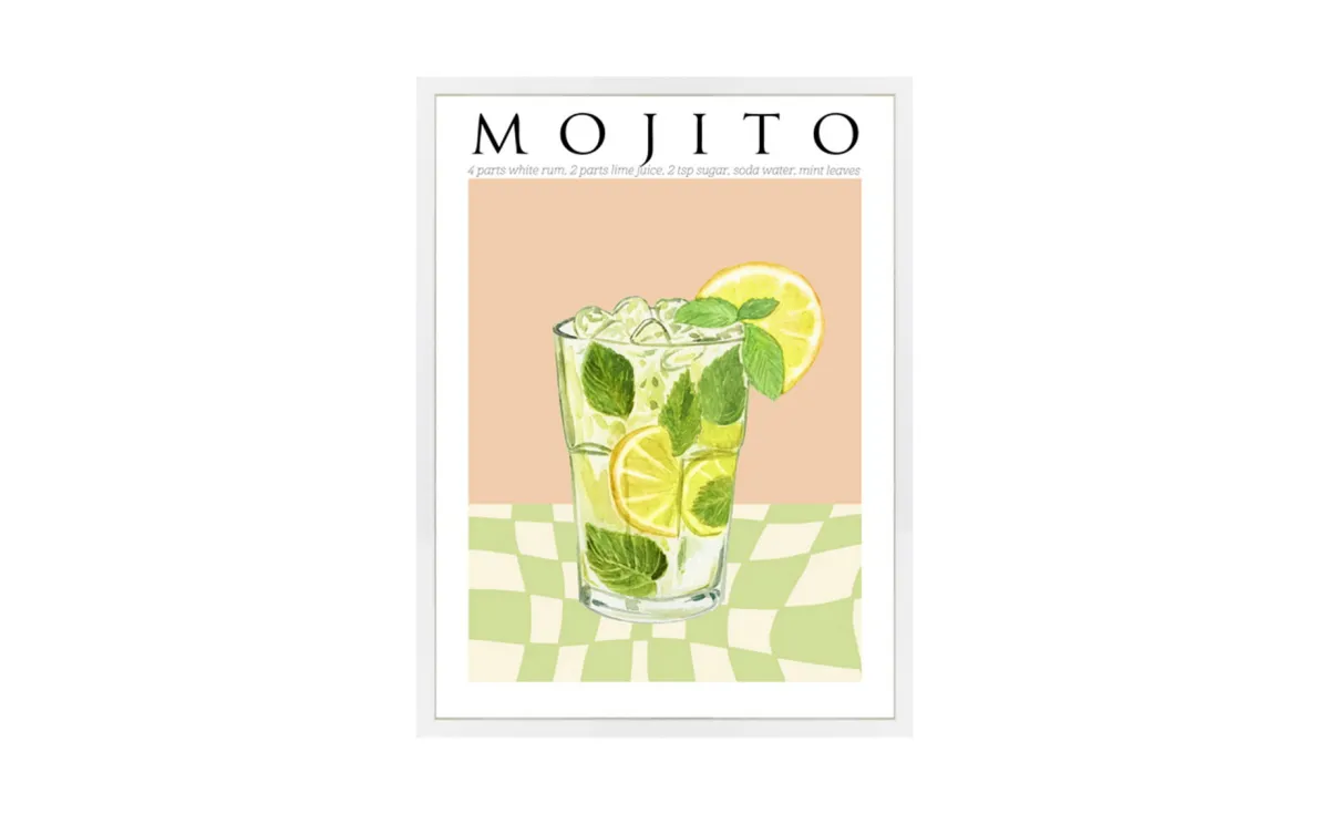 Slika sa ramom Mohito 30X40cm