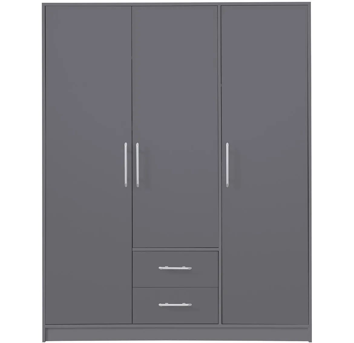 Smart ormar 3 vrata+2 fioke 150x56x190 cm grafit