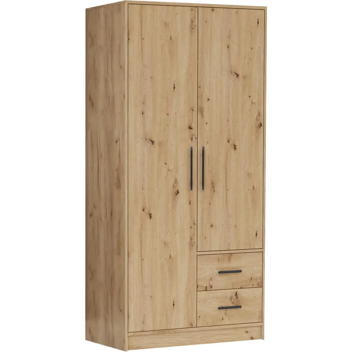 Smart SR3 2D ormar 2 vrata + 2 fioke 100x56x190 cm artisan hrast