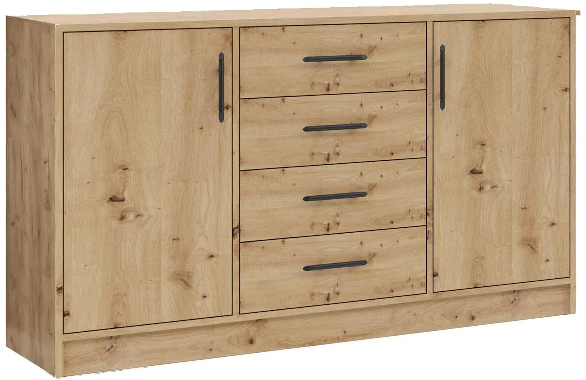 Smart SRK1 komoda 2 vrata + 4 fioke 140x40x84 cm artisan hrast