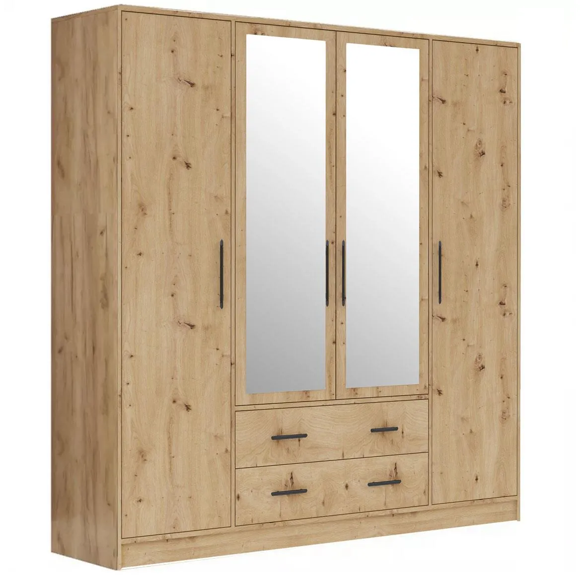 Smart SRL1 4DL ormar 4 vrata + 2 fioke 200x56x190 cm artisan hrast