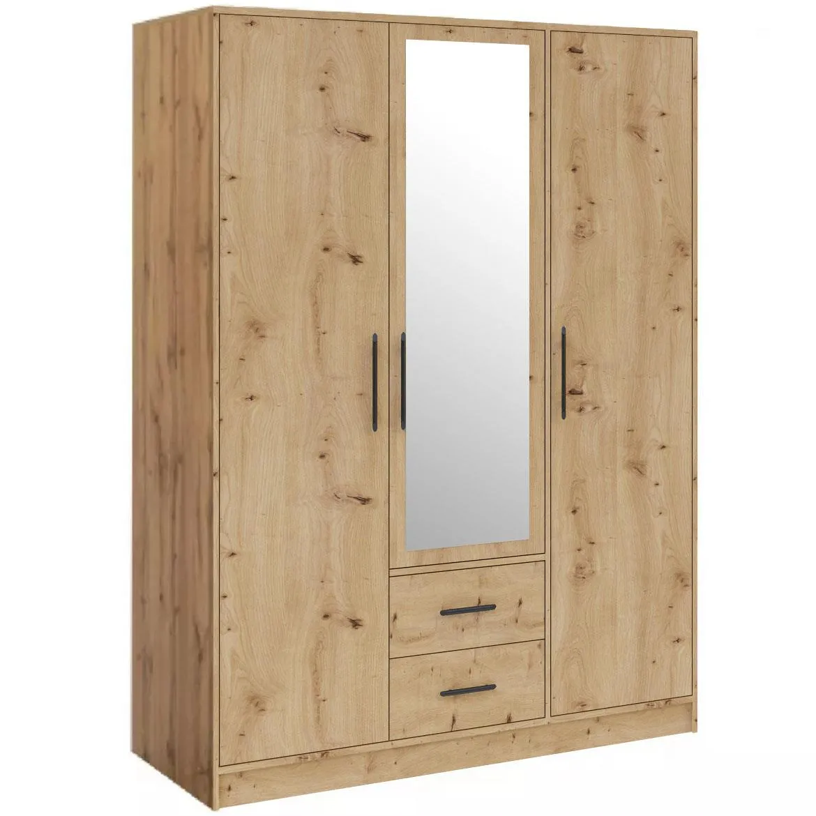 Smart SRL2 3DL ormar 3 vrata + 2 fioke 150x56x190 cm artisan hrast