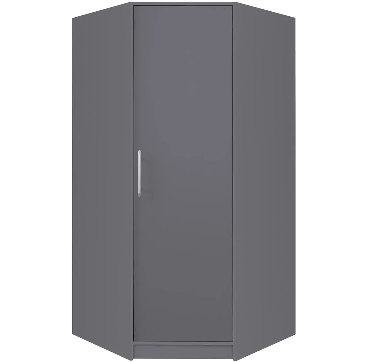 Smart ugaoni ormar 1 vrata 95x95x190 cm grafit