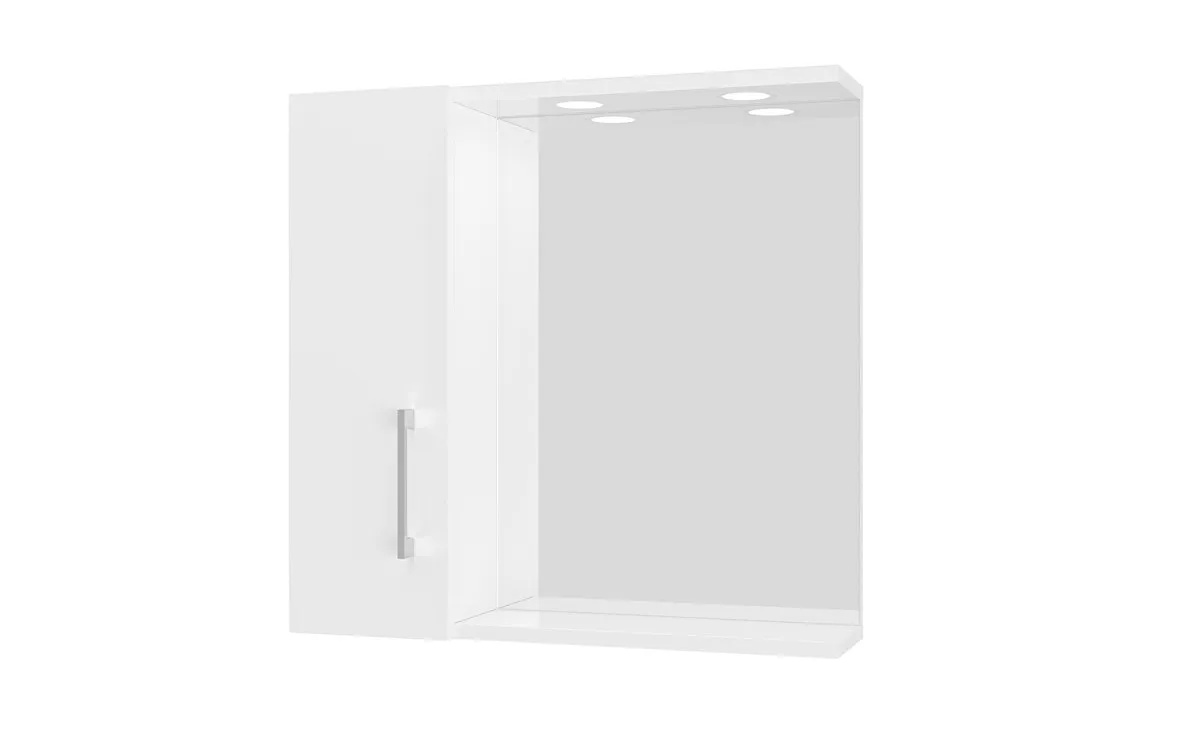 Smart viseći kupatilski ormarić sa ogledalom 1 vrata 58x15,5x57 cm