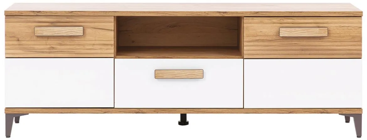 Snobi Sb01 tv komoda 155,5x39,5x56,5 kraft hrast/bela