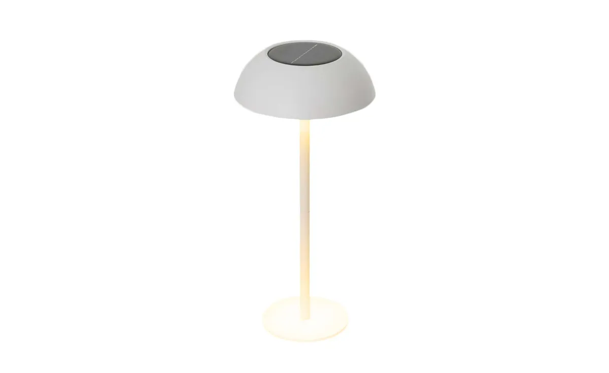 Solarna stona lampa Elira LED bela