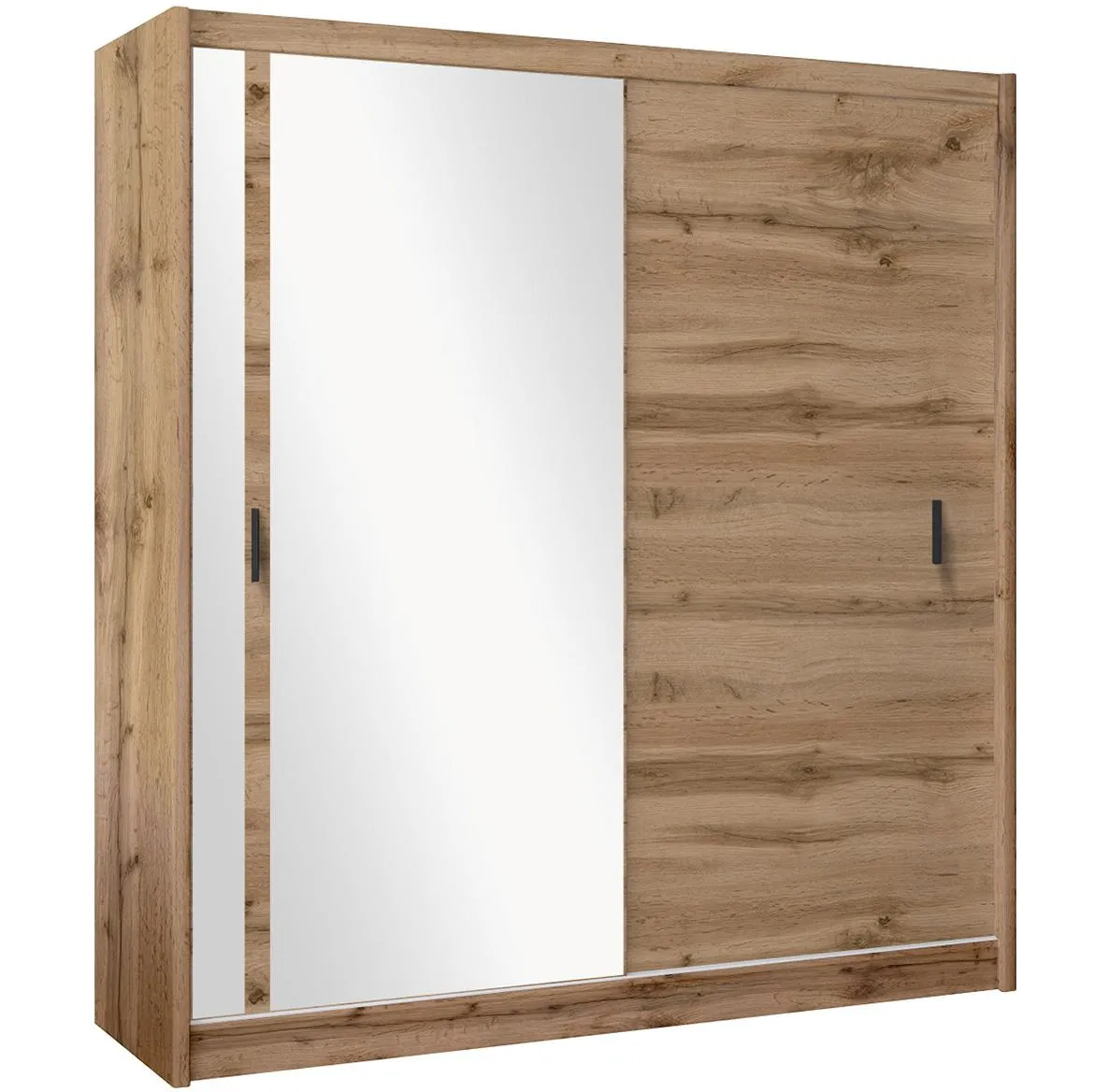 Solo 203 klizni ormar 2 vrata/ogledalo 203x61x215 cm natur (wotan hrast)