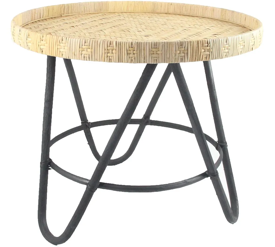 Solo 61 klub stocic 61x61x52 bamus natur/crni