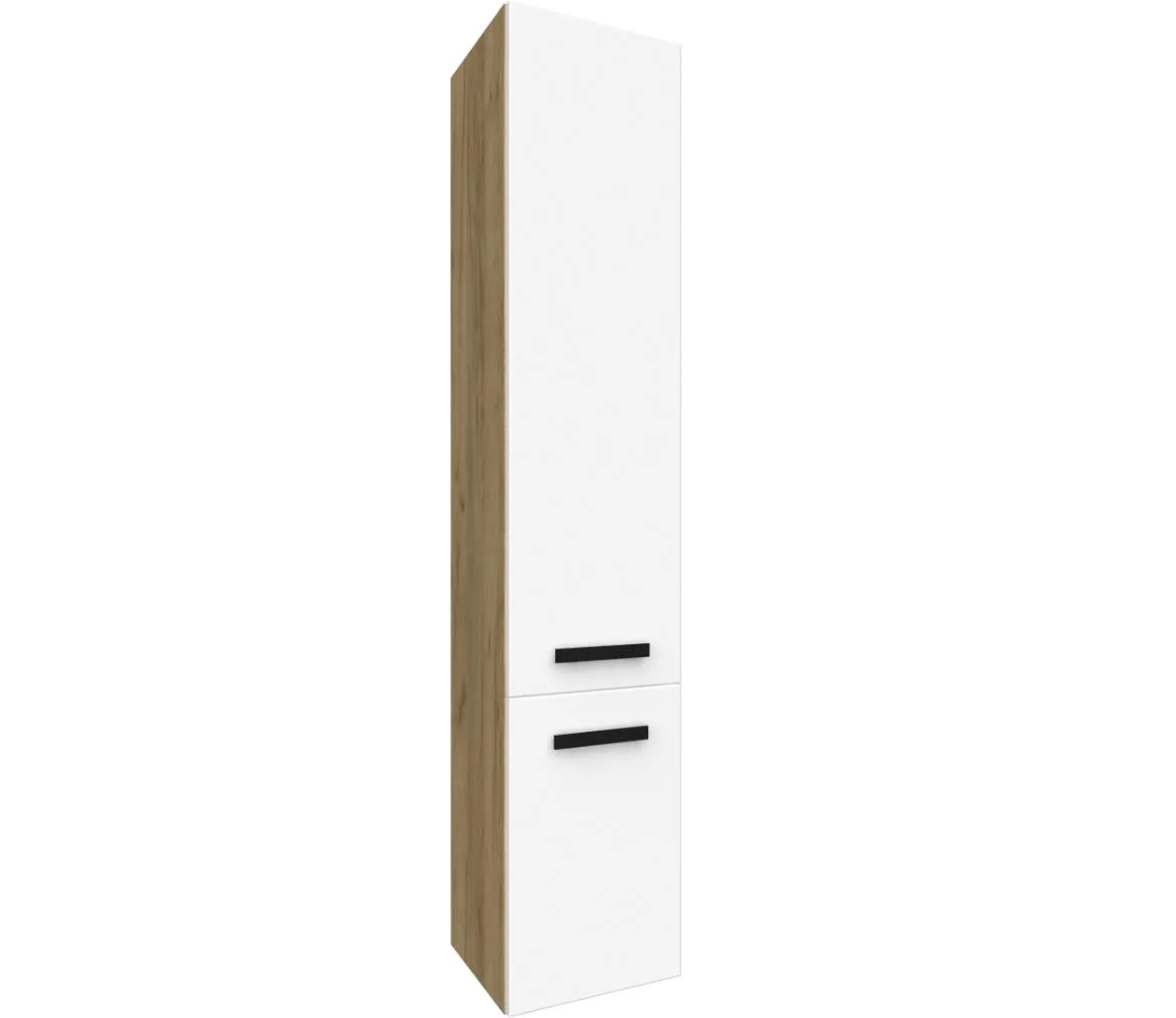 Songa 30 2D ormar 30x27,6x150 hrast/bela