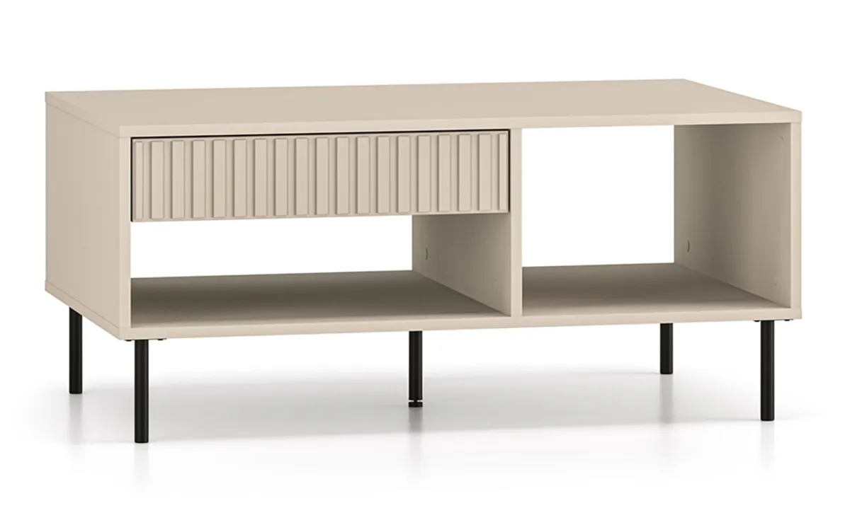 Sophie klub sto 1 fioka 100x60x45 cm kašmir bež
