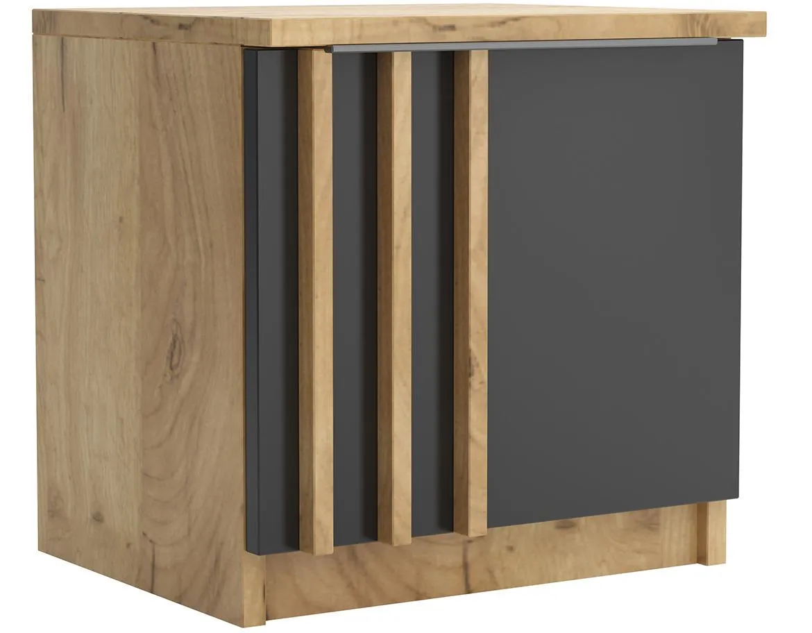 Sorento nocni ormaric 40x34,5x40,5 zlatno/crni