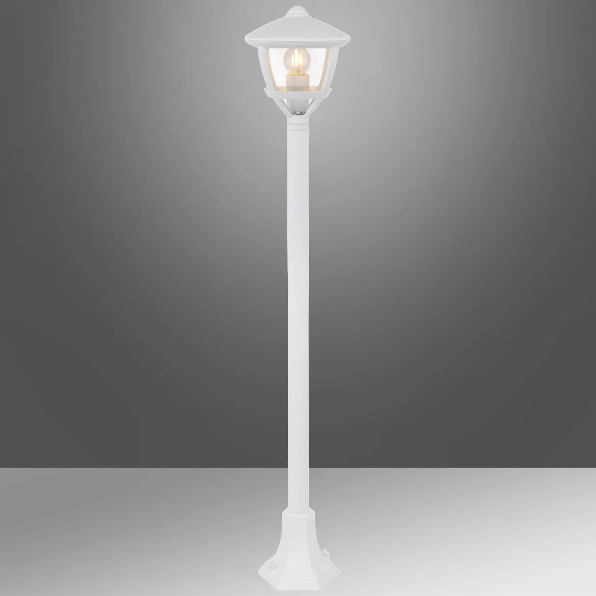 Spoljna podna lampa Garden 17x100cm bela