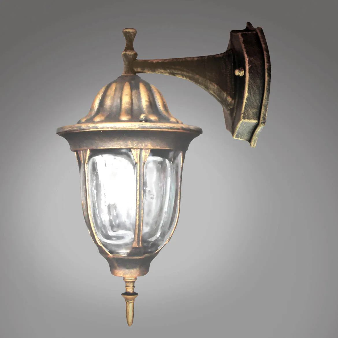 Spoljna zidna lampa Florence zlatna