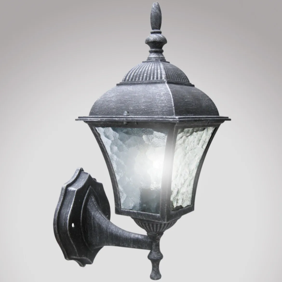 Spoljna zidna lampa Toscana 20x37cm srebrna