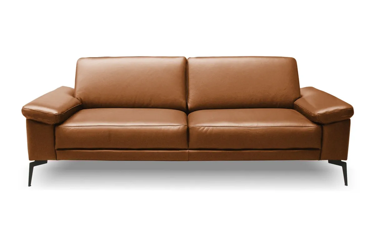 Spring trosed koža braon 225x92x84cm