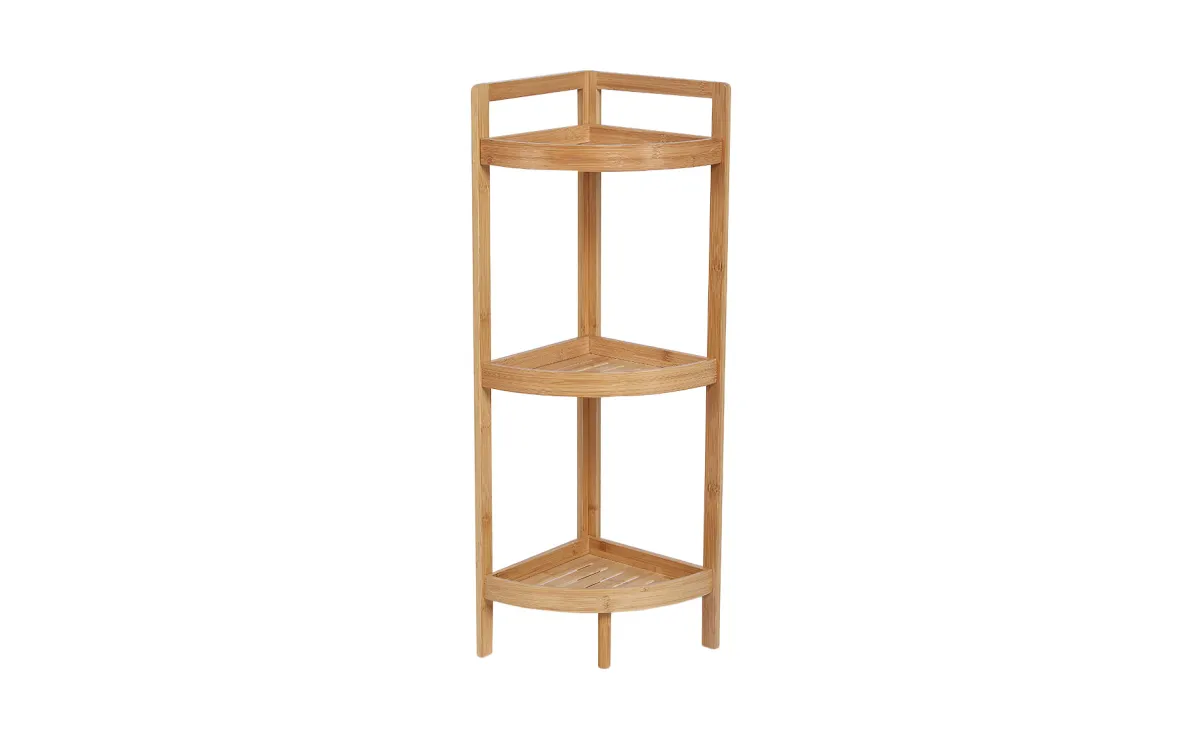 Stalak sa tri police Luca 23x23x77cm natur
