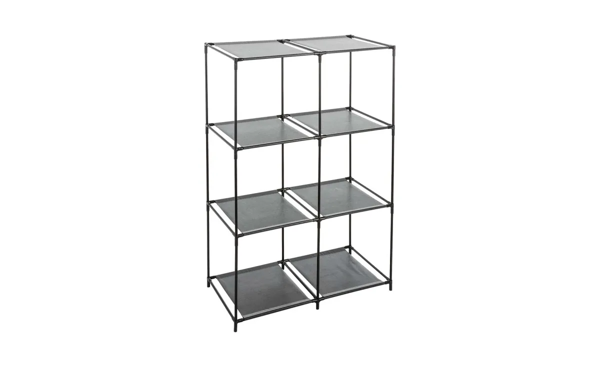 Stalak za odlaganje sa 6 polica Mix n'Modul 68x34x98cm crni