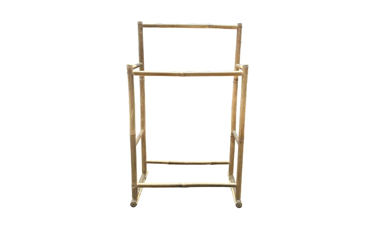 Stalak za peškire sa 2 držača Julie 55x30x90cm natur