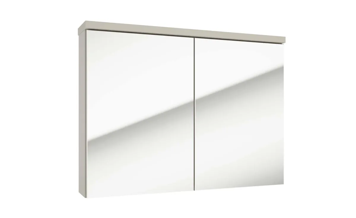 Stilla ormarić/ogledalo 2 vrata 80x15x60 cm kašmir mat