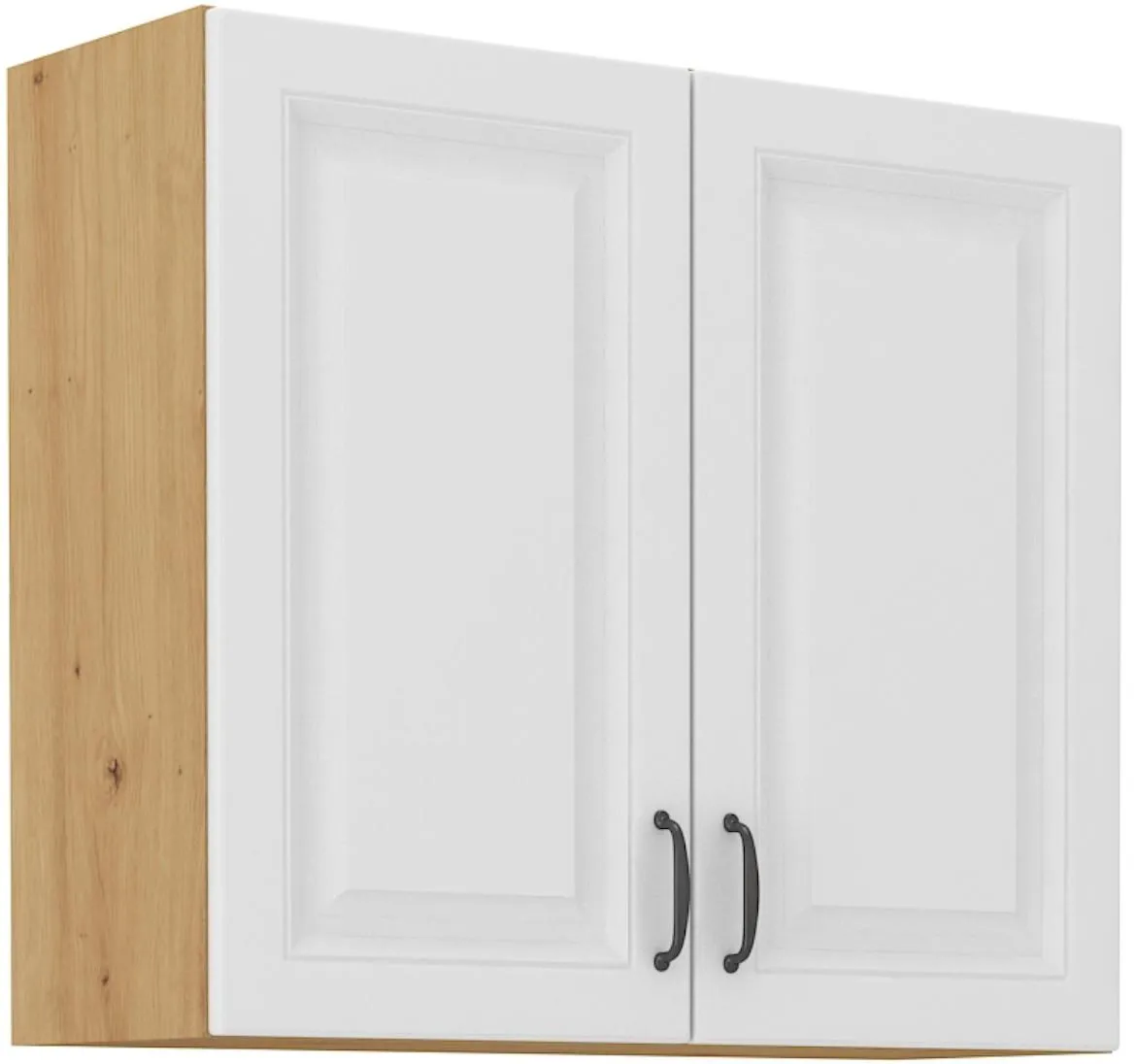 Stilo 80g-72 2f viseći el.2vrata 80x29x72 hrast artisan/beli