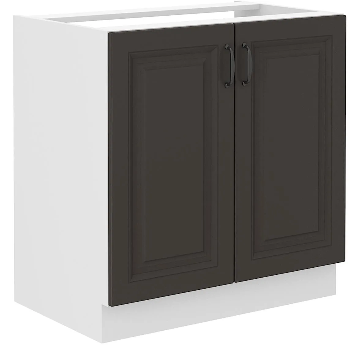Stilo 80zl 2f bb baza za sudoperu 2vrata 80x52x82 bela/grafit
