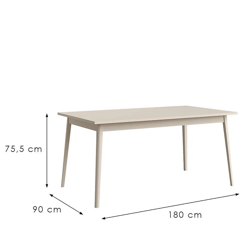 Sto Rose 180x90 Bež