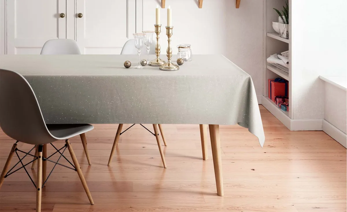 Stolnjak Lurex 138x240cm bež